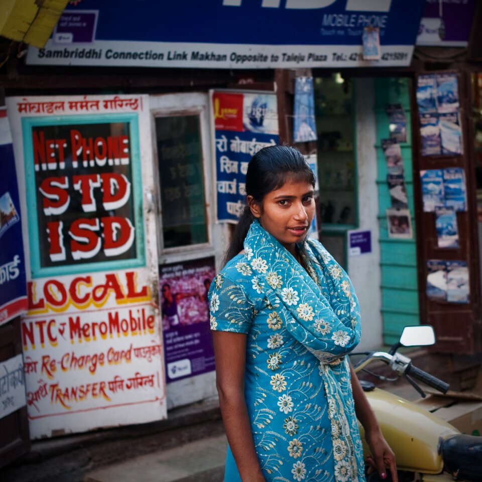 Nepal girls street
