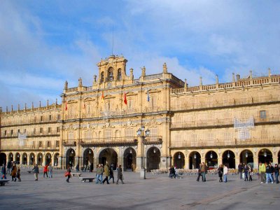 Salamanca - Plaza Mayor, interior 01