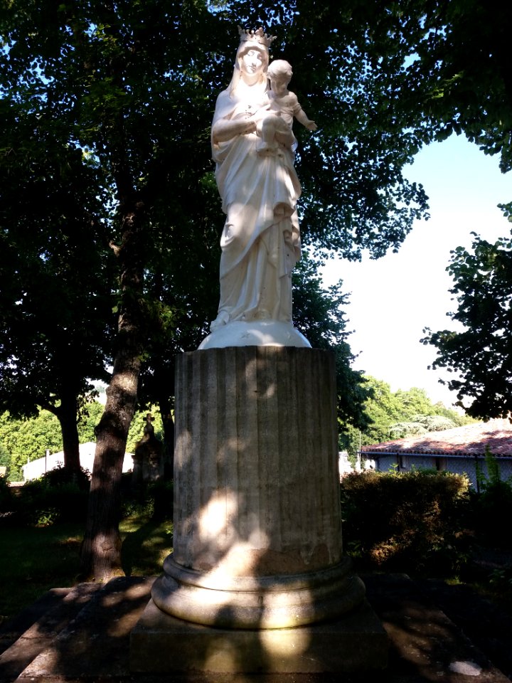 Saint-Michel-de-Lanès - Statue de la Vierge