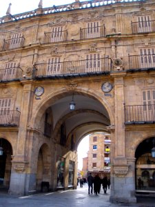 Salamanca - Plaza Mayor, interior 02
