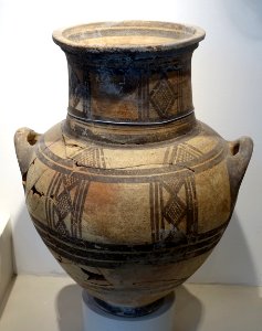Salamis-style amphoroid krater, Cypro-Geometric III, 1995.10.1324 - Cesnola Collection, Harvard Semitic Museum - Cambridge, MA - DSC06247