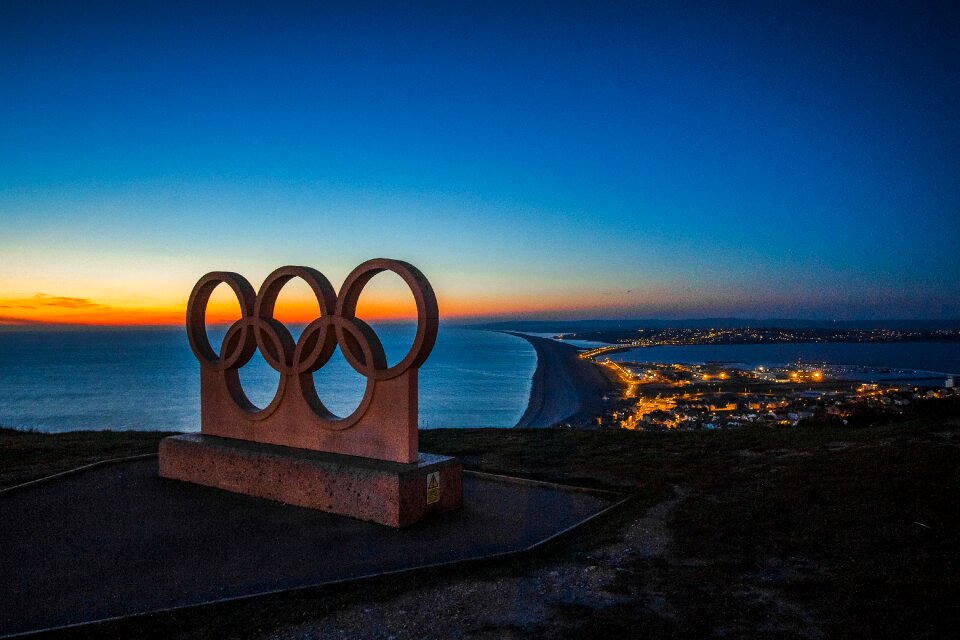 Symbol city olympic rings