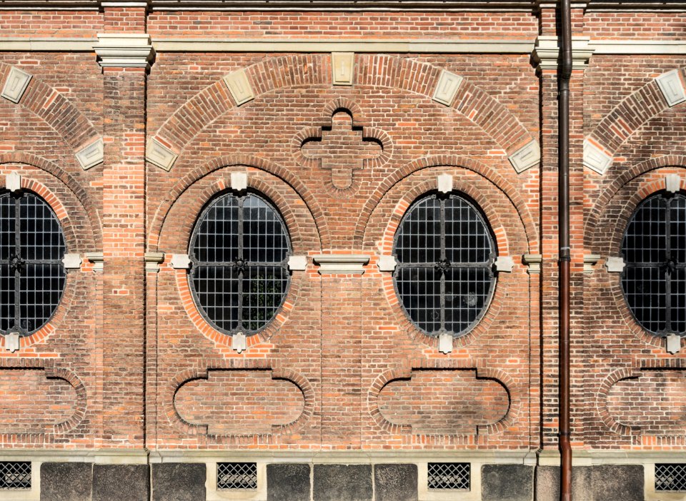 Sankt Peters kirke courtyard Copenhagen Denmark