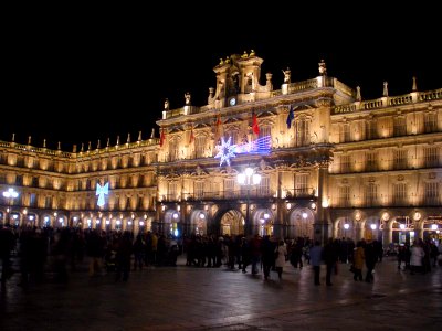 Salamanca - Plaza Mayor, nocturno 5