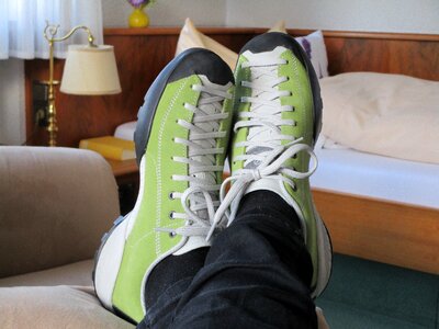Comfortable shoe relax rest photo