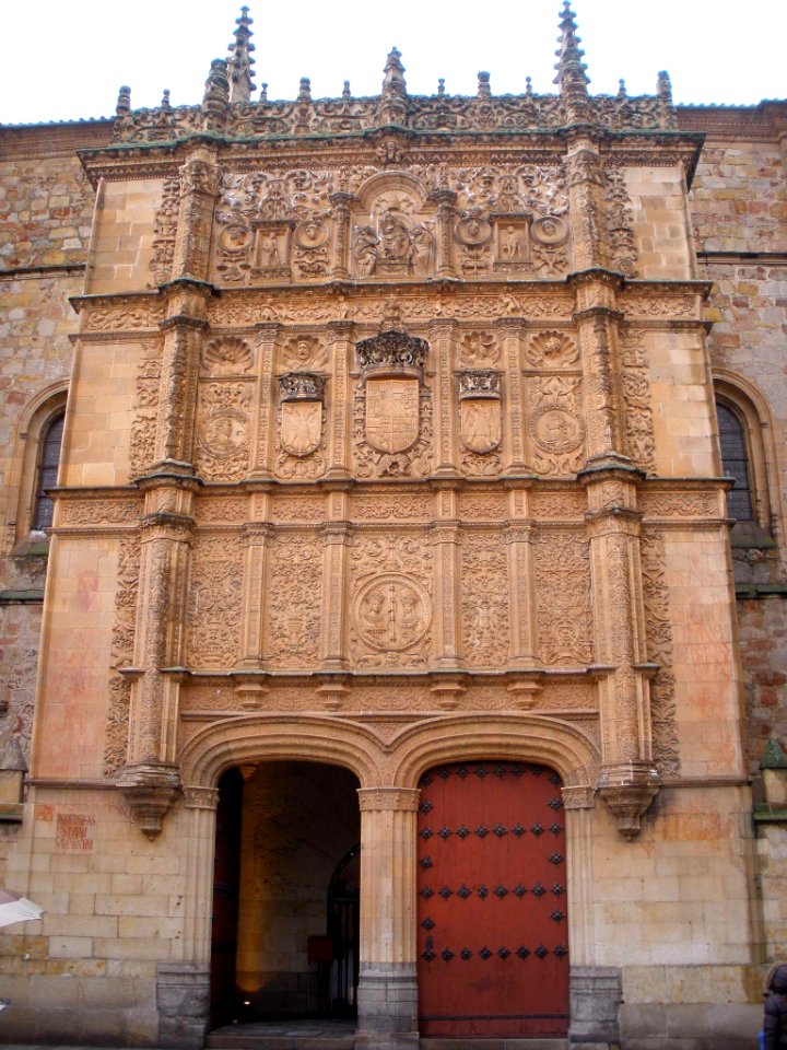 Salamanca - Universidad, Escuelas Mayores, fachada 14