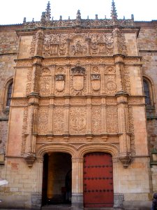 Salamanca - Universidad, Escuelas Mayores, fachada 14