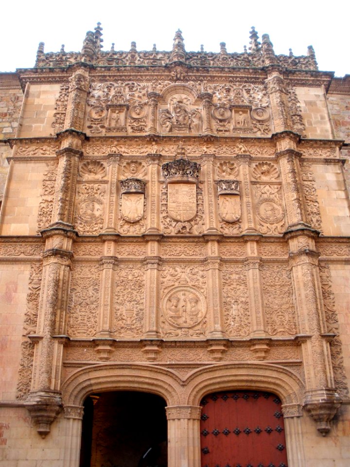 Salamanca - Universidad, Escuelas Mayores, fachada 13