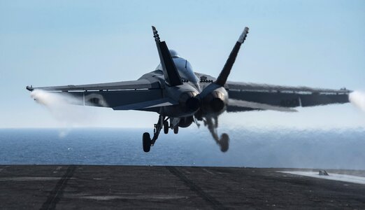 Eisenhower f-18 takeoff