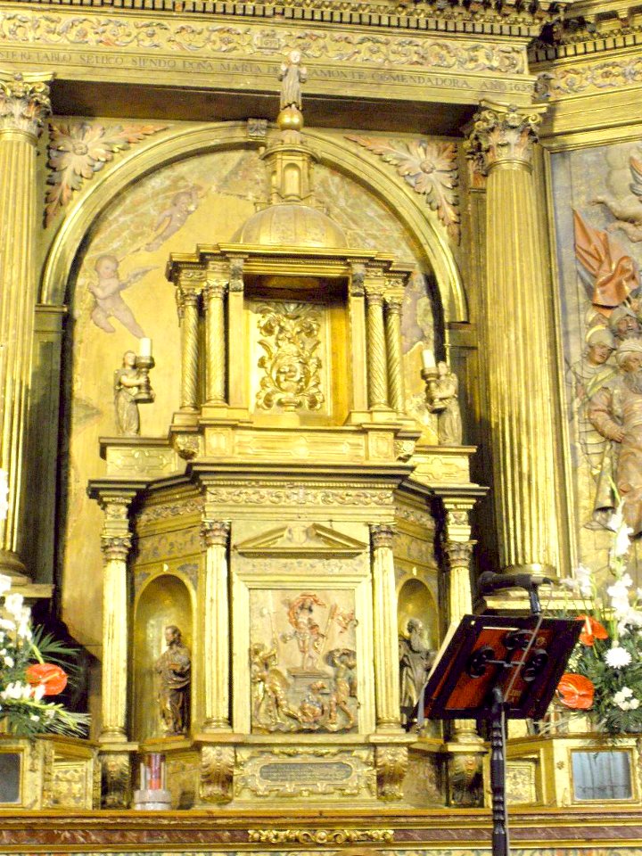 Salamanca - Iglesia de Sancti Spiritus, retablo mayor 4