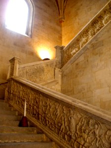 Salamanca - Universidad, escalera de las Escuelas Mayores 2
