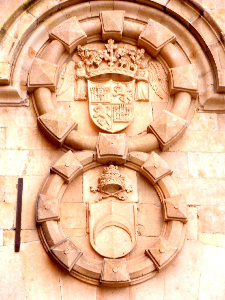Salamanca - Universidad, Escuelas Mayores, fachada oriental 2