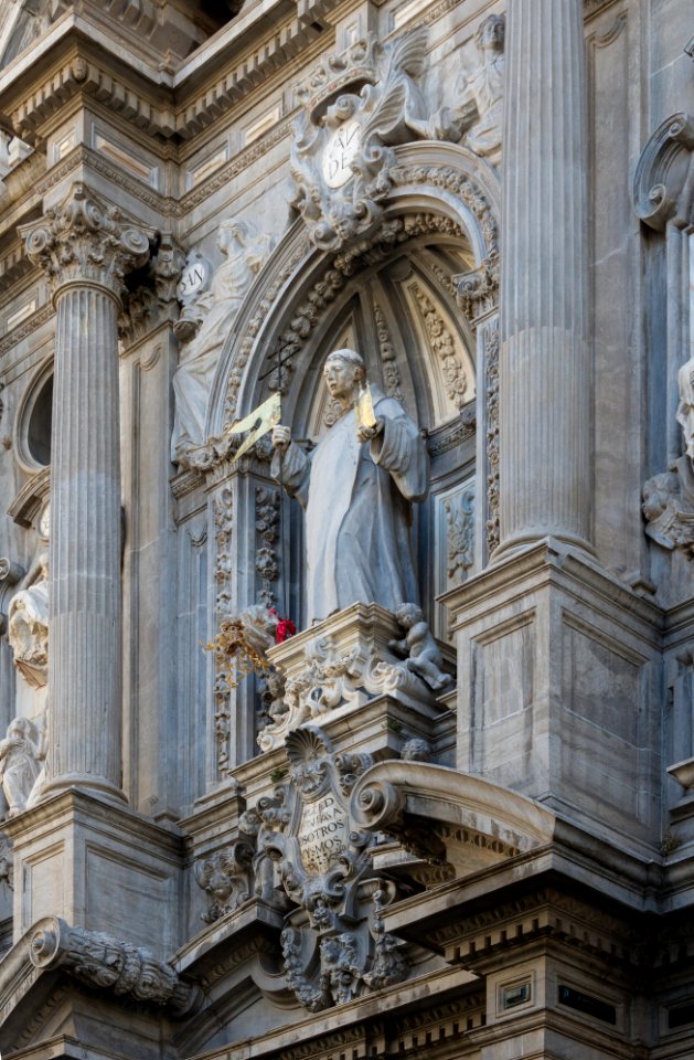 San Juan de Dios church statue entrance Granada Andalusia Spain
