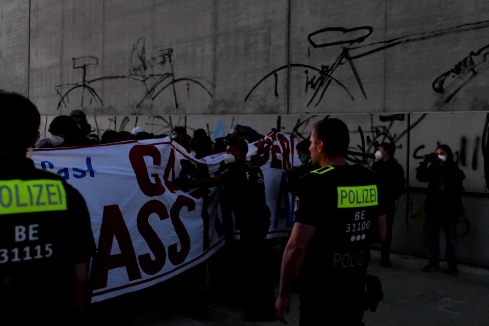 Sand im Getriebe protest A100 Sonnenallee 2021-06-05 12