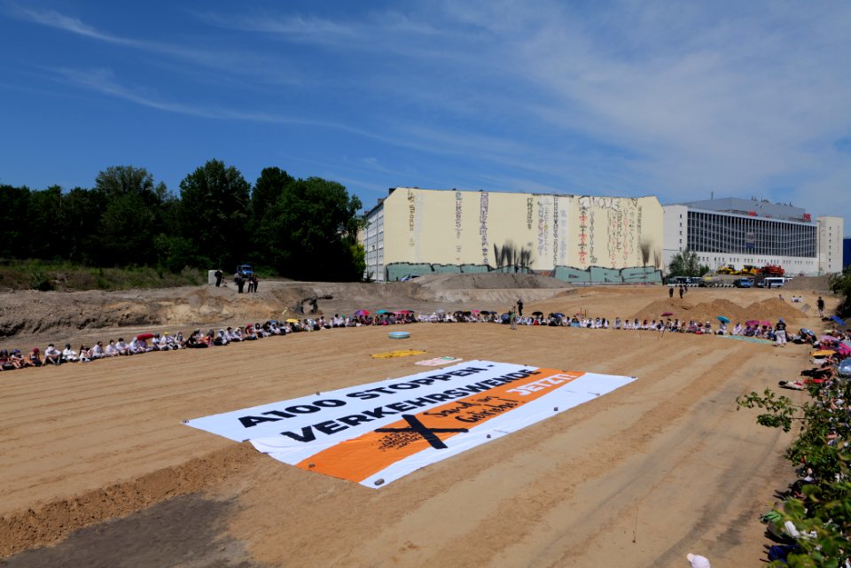 Sand im Getriebe protest A100 Treptower Park 2021-06-05 110