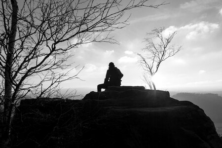 Rest landscape saxon switzerland photo