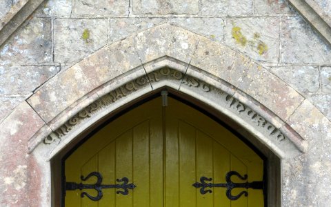 Sandford Methodist Church, Shanklin Road, Sandford (May 2016) (Inscribed Hoodmould)