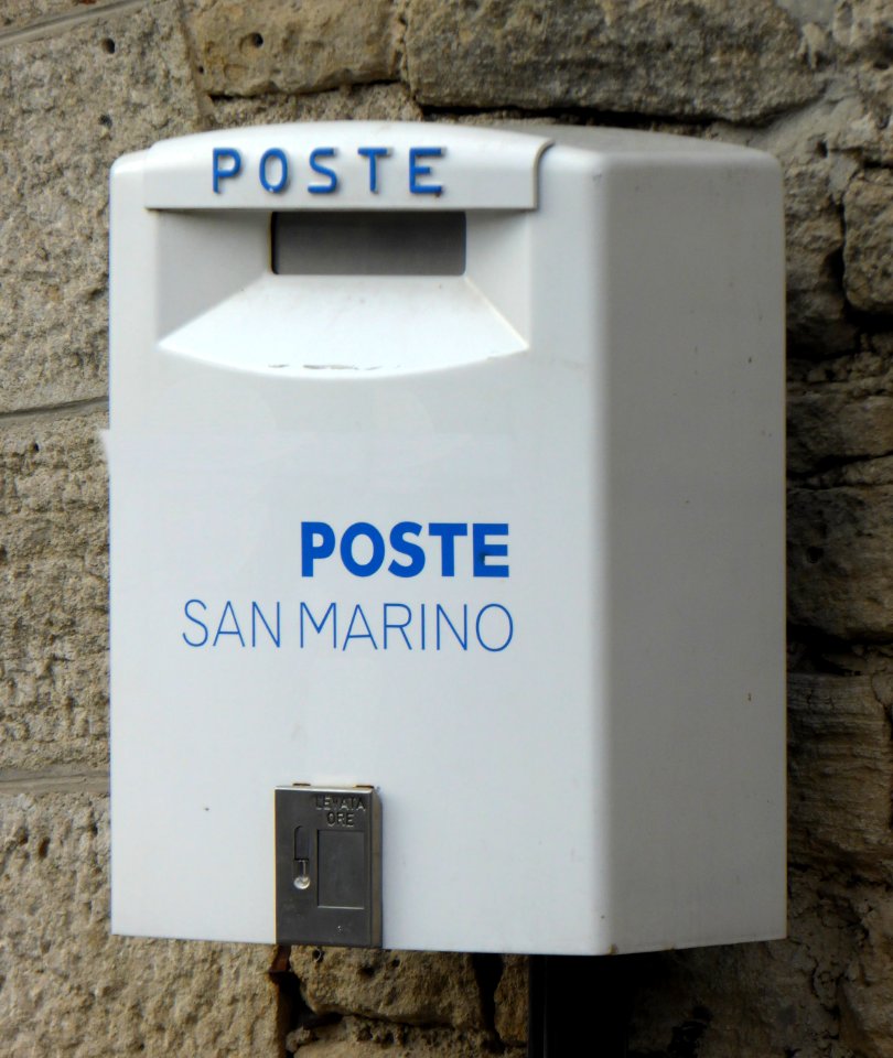 San-Marino, poŝtkesto, 1