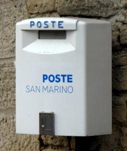 San-Marino, poŝtkesto, 1 photo