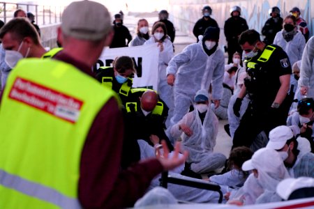 Sand im Getriebe protest A100 Sonnenallee 2021-06-05 38