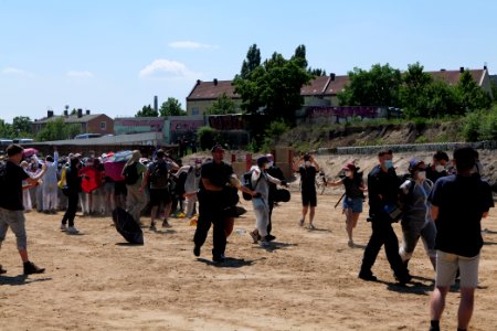 Sand im Getriebe protest A100 Treptower Park 2021-06-05 125