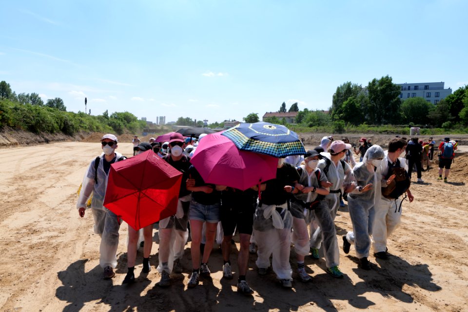 Sand im Getriebe protest A100 Treptower Park 2021-06-05 139