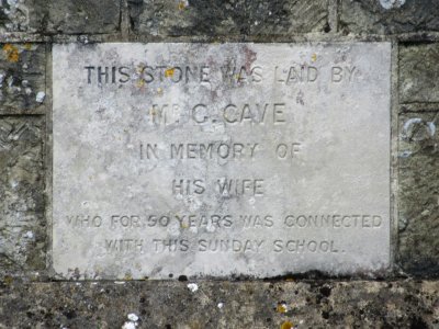 Sandford Methodist Church, Shanklin Road, Sandford (May 2016) (Foundation Stone) (2)