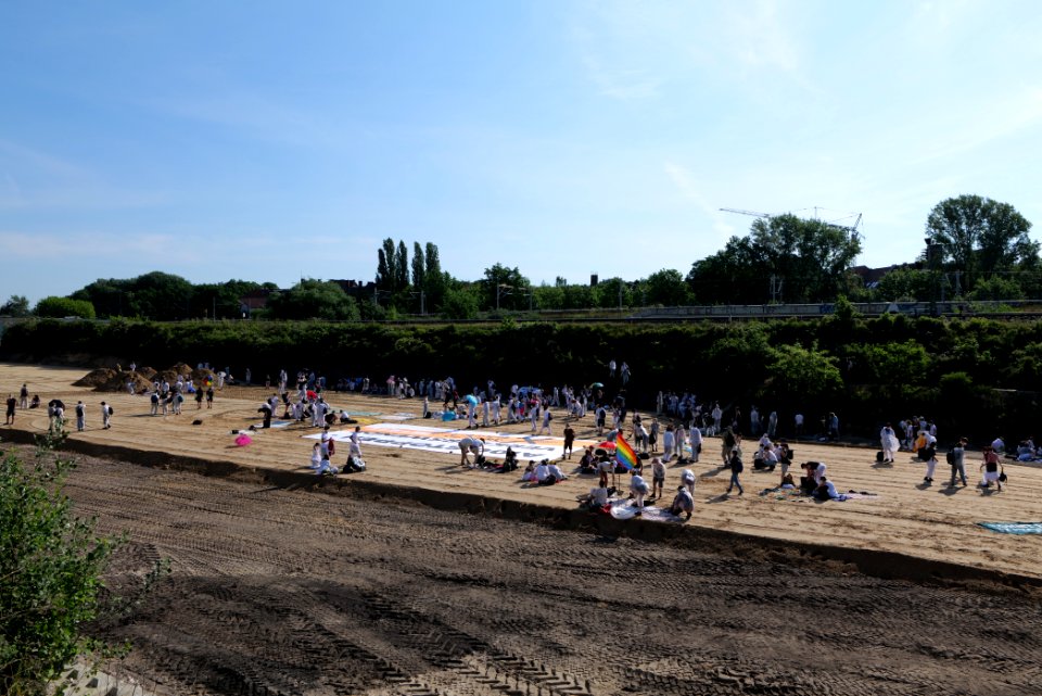 Sand im Getriebe protest A100 Treptower Park 2021-06-05 05