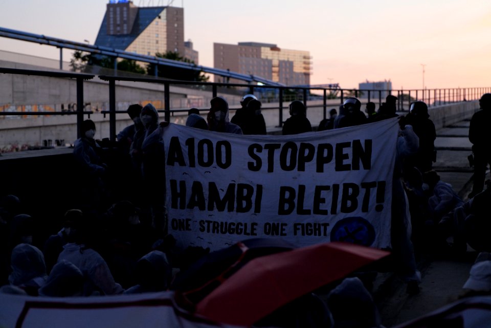 Sand im Getriebe protest A100 Sonnenallee 2021-06-05 44