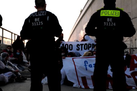 Sand im Getriebe protest A100 Sonnenallee 2021-06-05 26