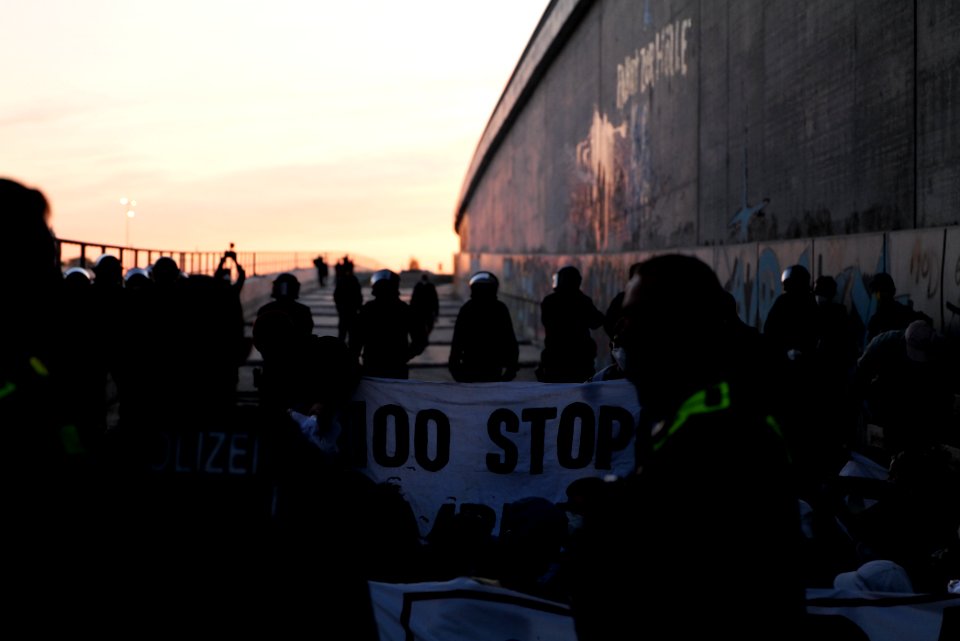 Sand im Getriebe protest A100 Sonnenallee 2021-06-05 23