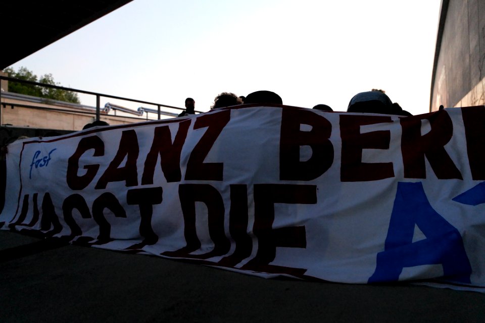 Sand im Getriebe protest A100 Sonnenallee 2021-06-05 21
