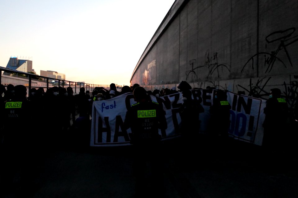 Sand im Getriebe protest A100 Sonnenallee 2021-06-05 14