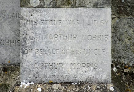 Sandford Methodist Church, Shanklin Road, Sandford (May 2016) (Foundation Stone) (4)