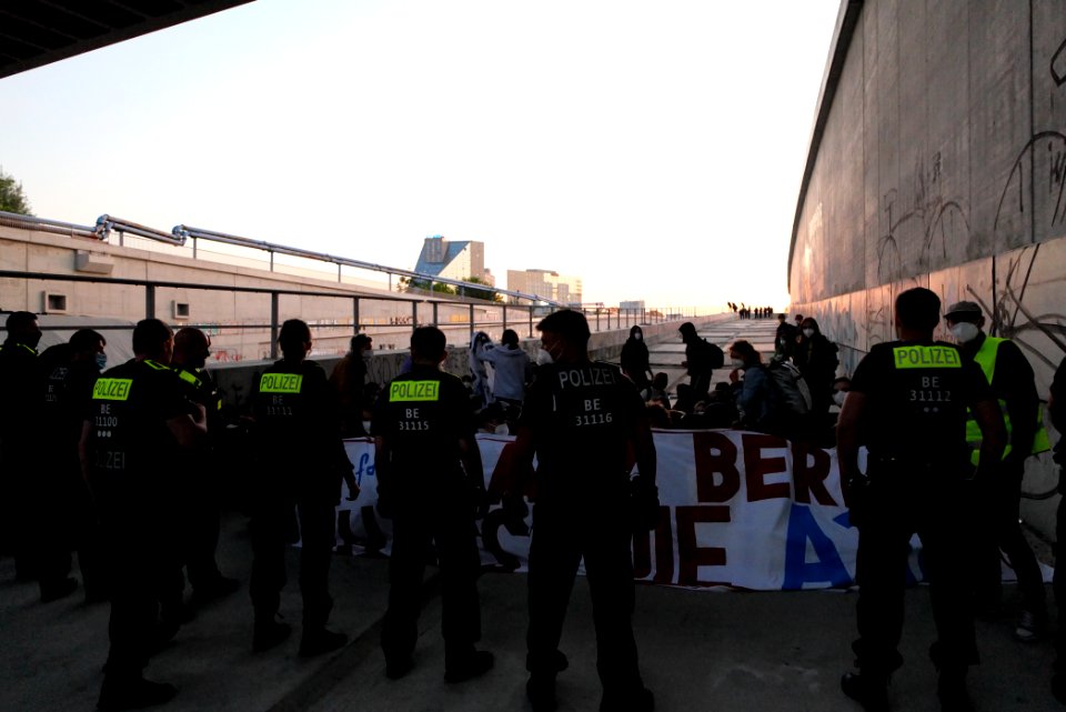 Sand im Getriebe protest A100 Sonnenallee 2021-06-05 19