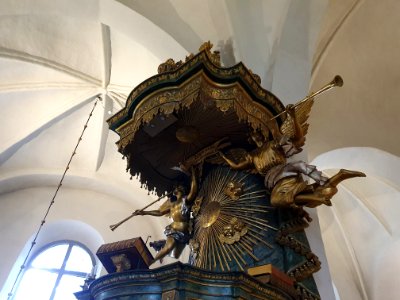Sankt nikolai kyrka predikstol tak