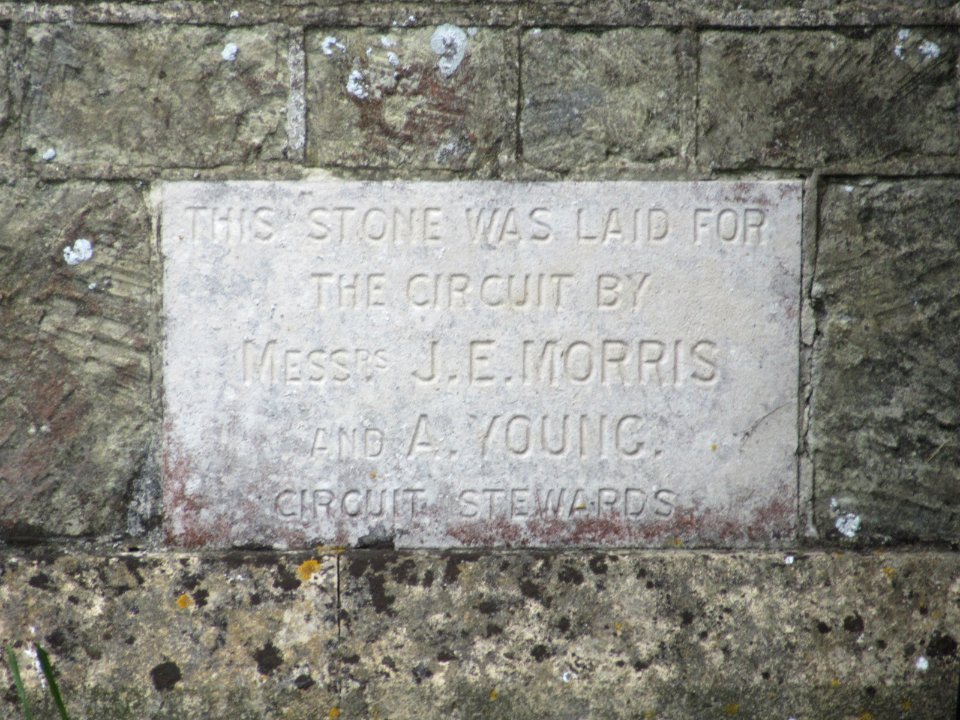 Sandford Methodist Church, Shanklin Road, Sandford (May 2016) (Foundation Stone) (1)
