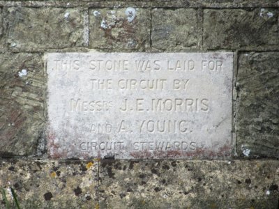 Sandford Methodist Church, Shanklin Road, Sandford (May 2016) (Foundation Stone) (1)