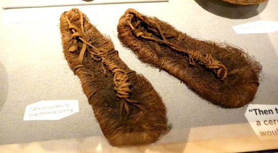 Sandals for long-distance running, Cahuilla - Oakland Museum of California - DSC05031