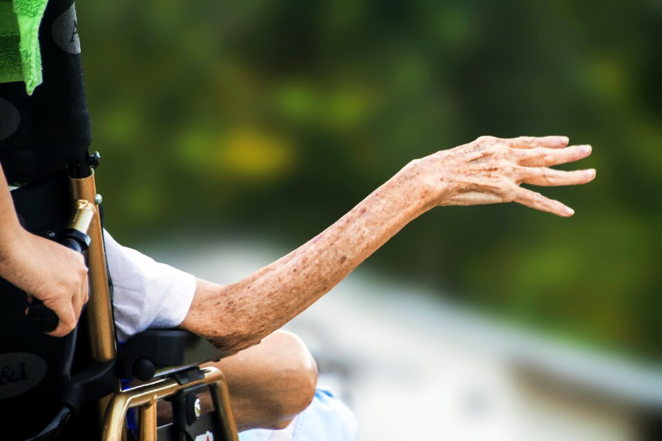Old senior patient