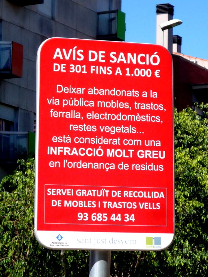 Sant Just Desvern - reciclaje de residuos 02