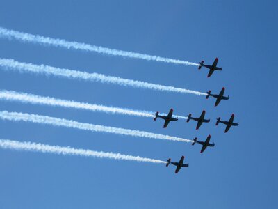 Airshows fly the sky
