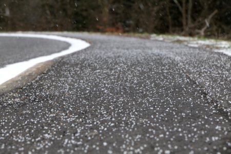 Sandplacken Taunus with Graupel 2021-04-06 06