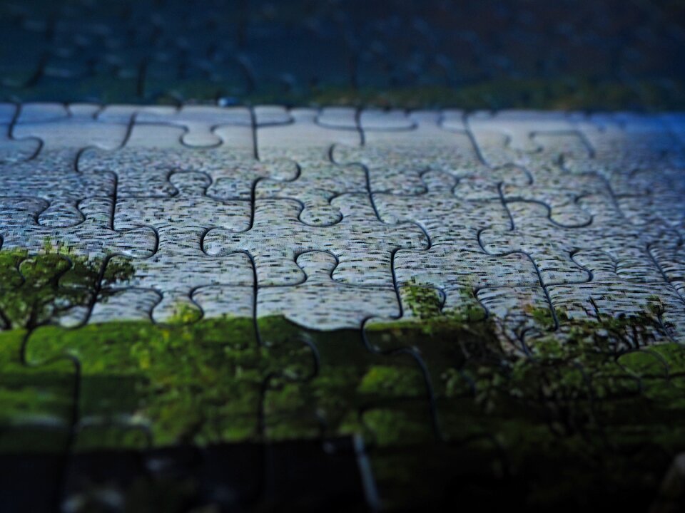 Patience memory cards covered with pastime