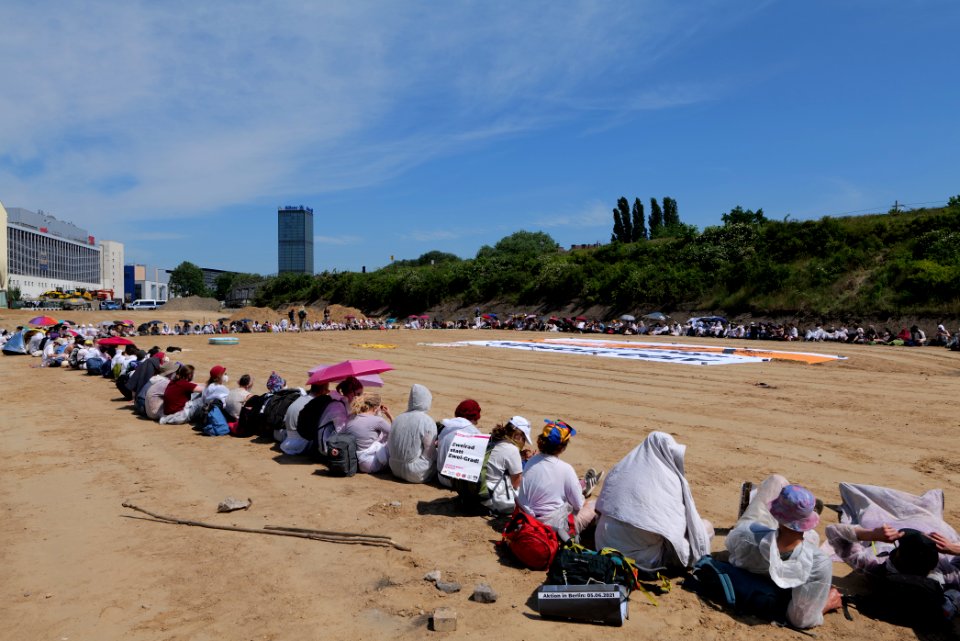 Sand im Getriebe protest A100 Treptower Park 2021-06-05 98
