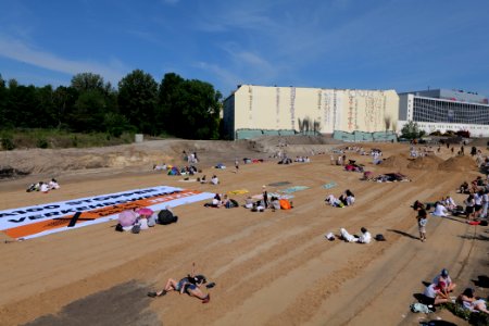 Sand im Getriebe protest A100 Treptower Park 2021-06-05 52
