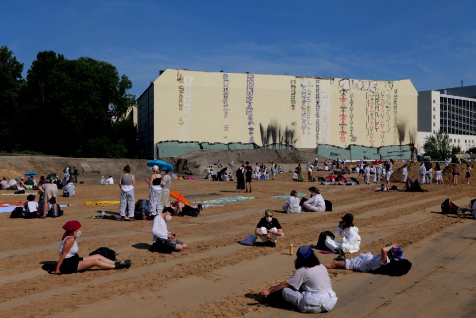 Sand im Getriebe protest A100 Treptower Park 2021-06-05 35