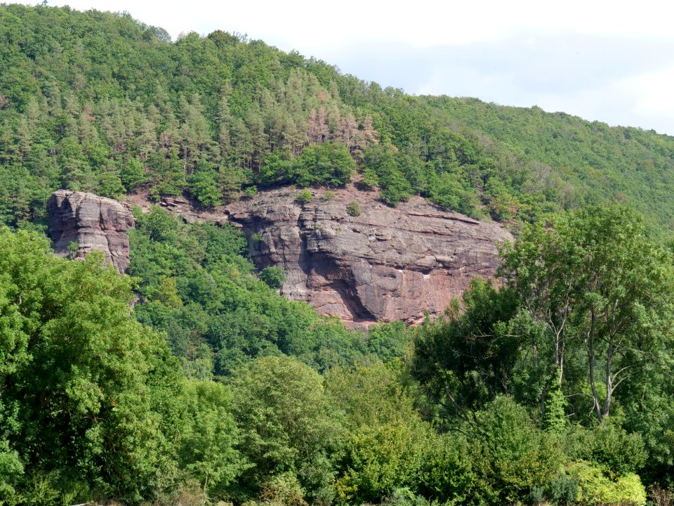 Sandstone cliffs at Rurtal in September 2019 04