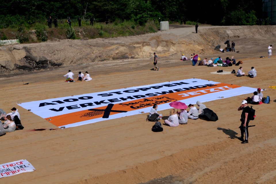Sand im Getriebe protest A100 Treptower Park 2021-06-05 37