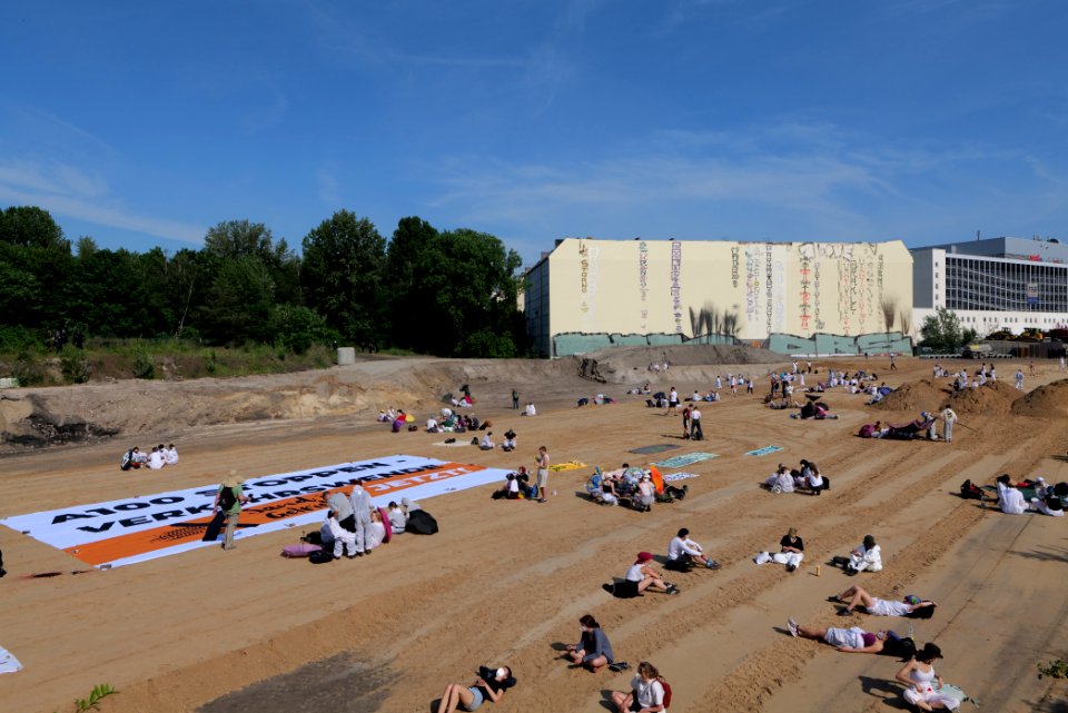 Sand im Getriebe protest A100 Treptower Park 2021-06-05 43